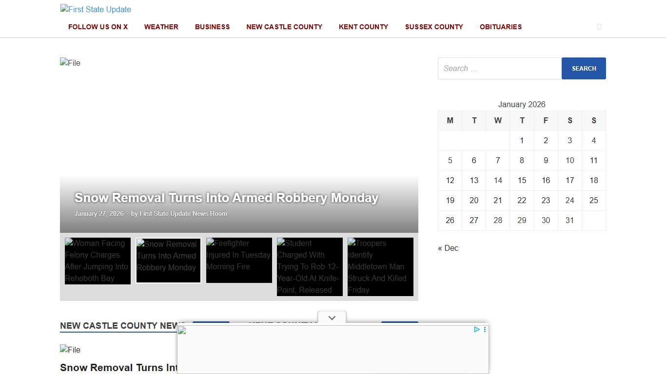 First State Update – Delaware's News Authority Delaware Breaking News Local News
